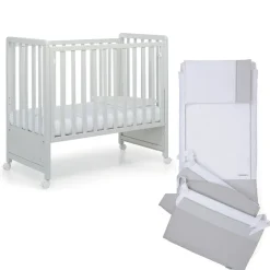 Cameretta Pikkoletto grigio con completo piumone grigio<Foppapedretti New