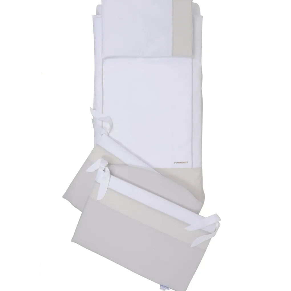 Cameretta Pikkoletto naturale con completo piumone beige<Foppapedretti Sale