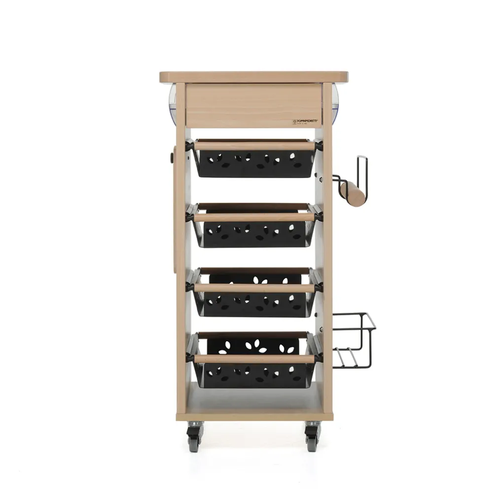 Carrello da cucina in legno Bistrot<Foppapedretti Sale