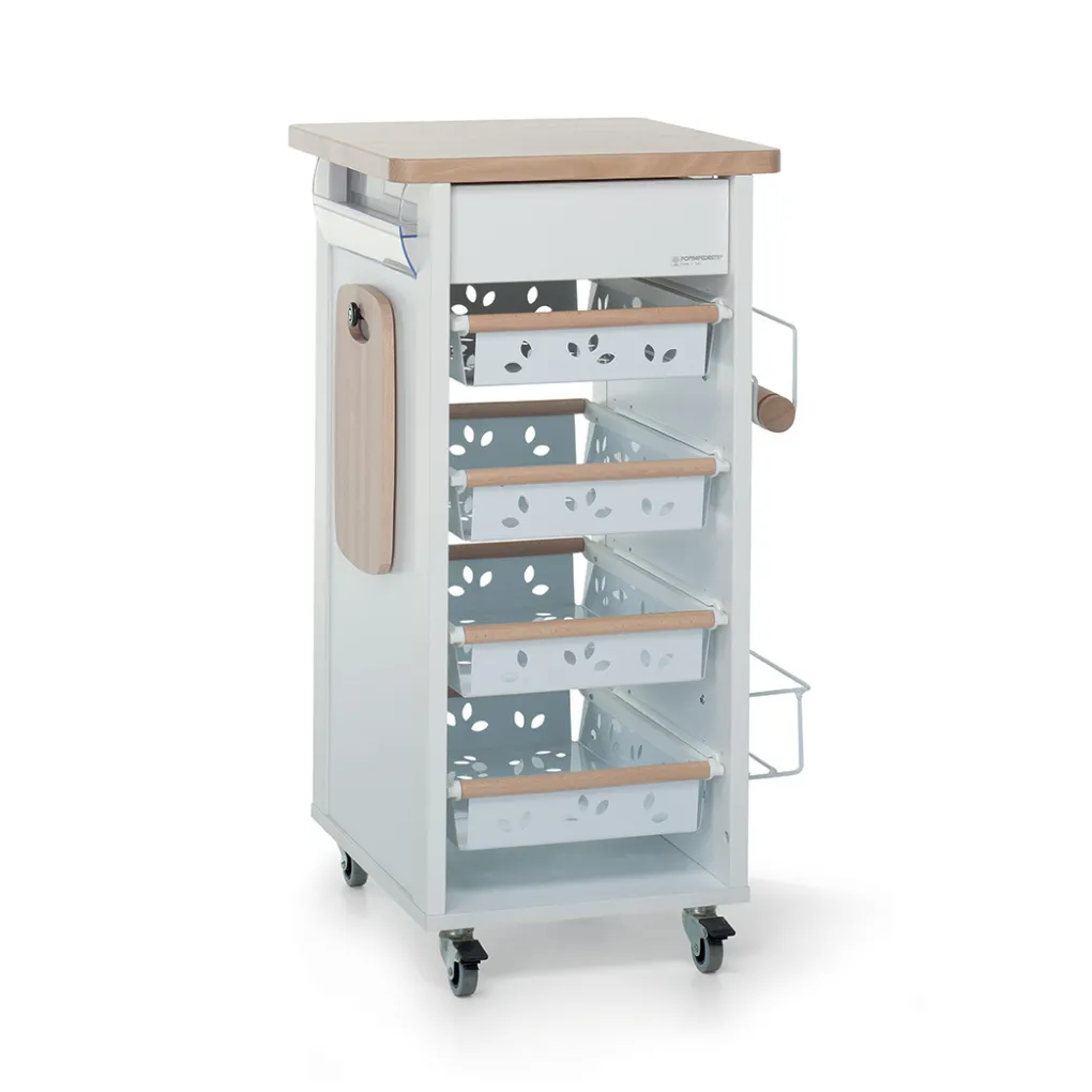 Carrello da cucina in legno Bistrot<Foppapedretti Sale