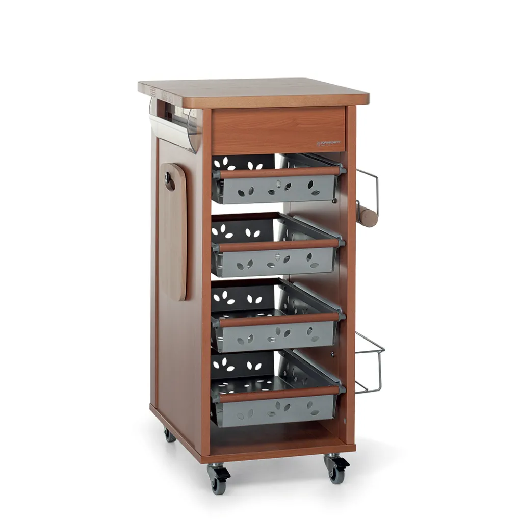 Carrello da cucina in legno Bistrot<Foppapedretti Sale