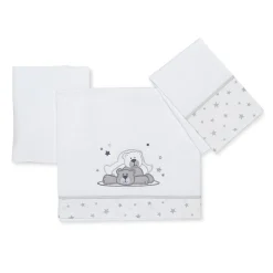 Completo lenzuolino in cotone Pikkoletto Dolcestella<Foppapedretti Discount