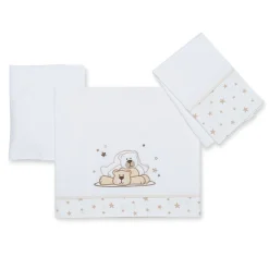 Completo lenzuolino in cotone Pikkoletto Dolcestella<Foppapedretti Discount