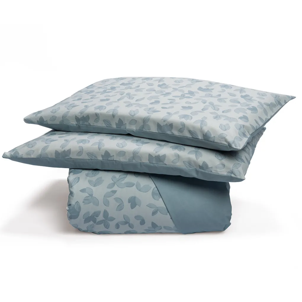 Completo piumino matrimoniale in cotone Notte&Natura<Foppapedretti Discount