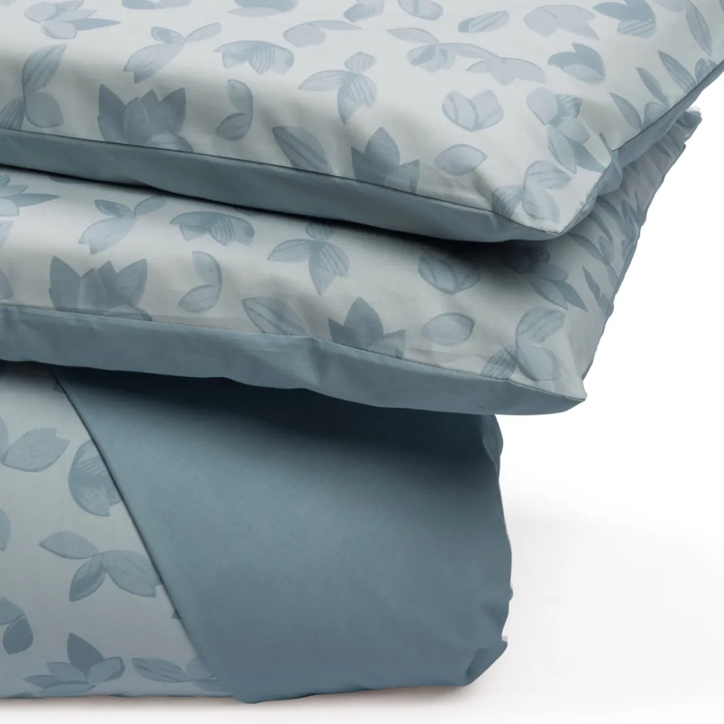 Completo piumino matrimoniale in cotone Notte&Natura<Foppapedretti Discount