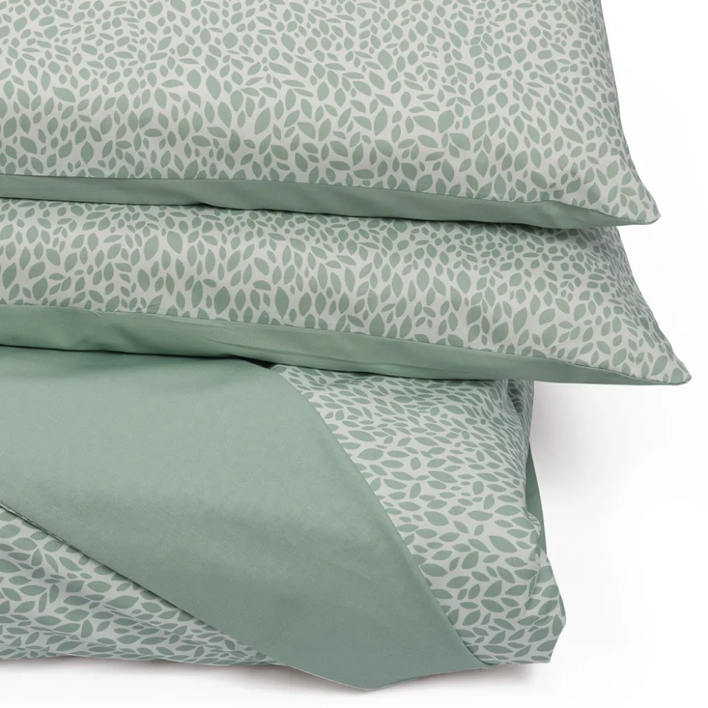 Completo piumino matrimoniale in cotone Notte&Natura<Foppapedretti Discount