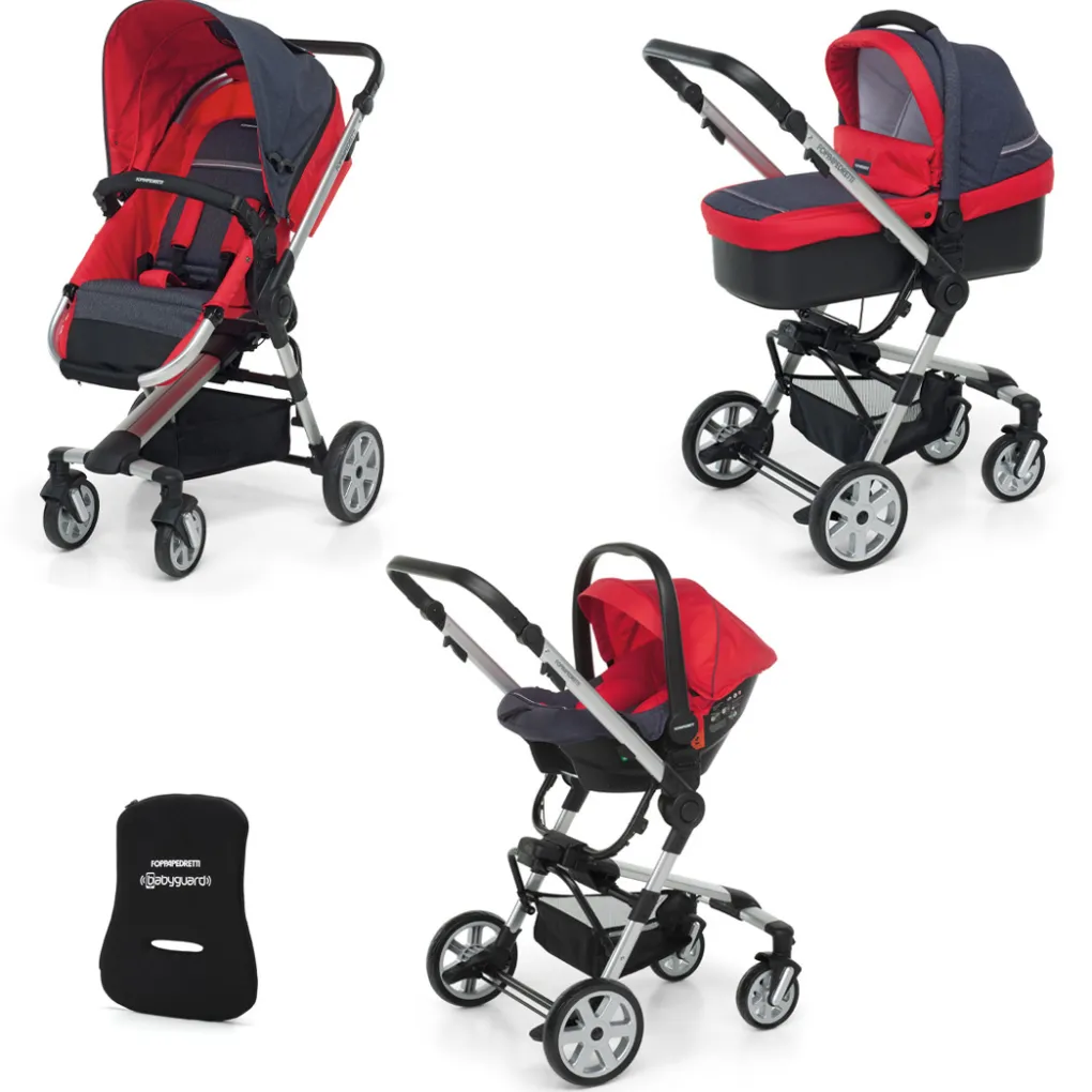 Lista Nascita Supertres i-Size Denim Rosso + Babyguard<Foppapedretti Outlet