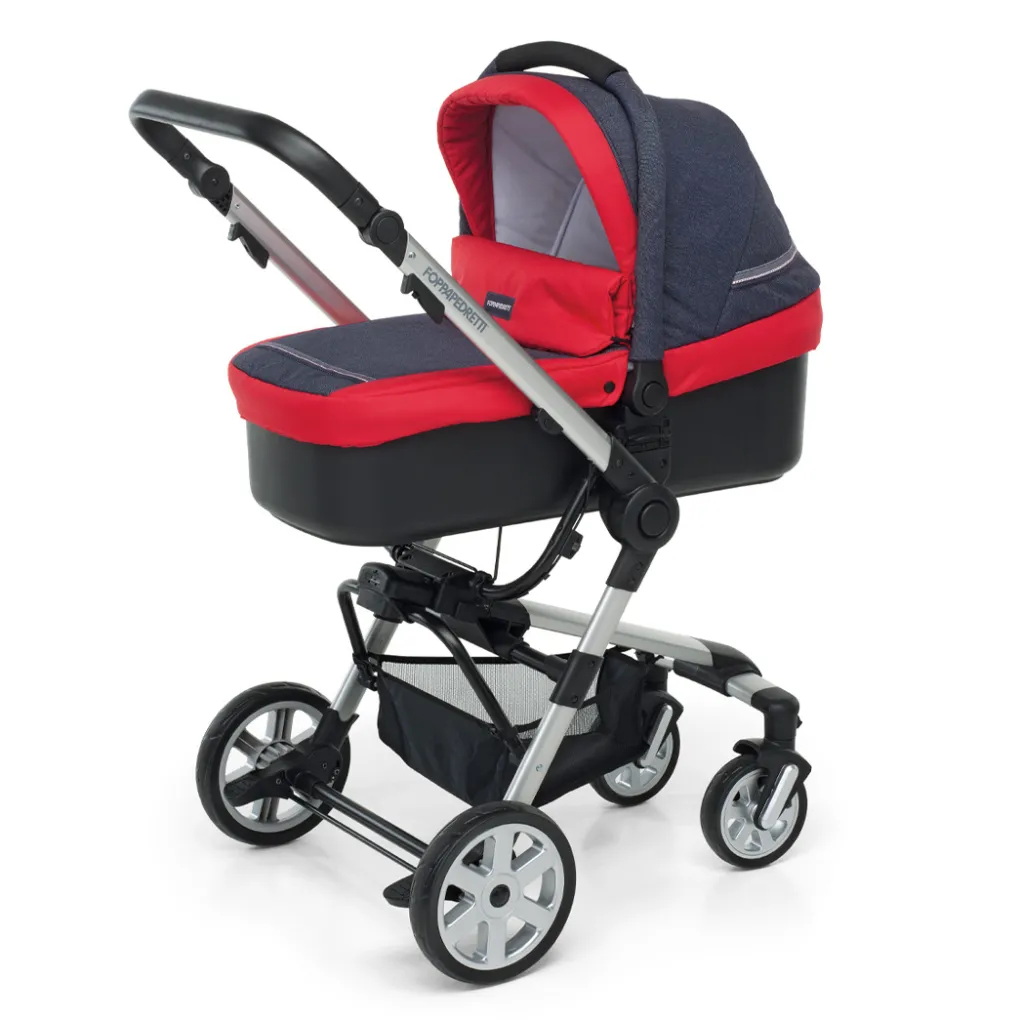 Lista Nascita Supertres i-Size Denim Rosso + Babyguard<Foppapedretti Outlet