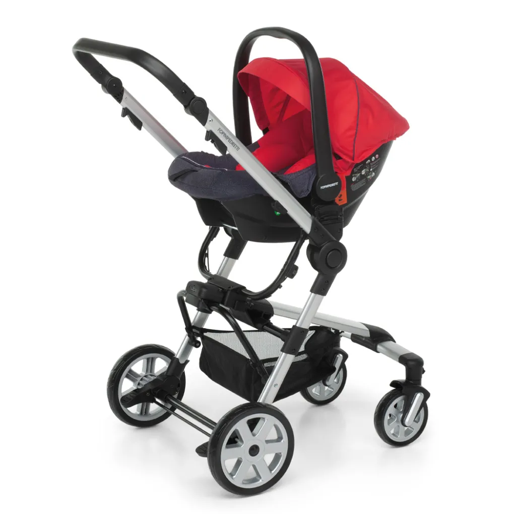 Lista Nascita Supertres i-Size Denim Rosso + Babyguard<Foppapedretti Outlet